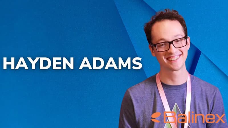 هایدان آدامز، موسس صرافی غیرمتمرکز یونی سواپ