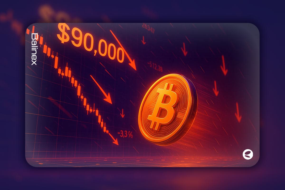 سقوط بیت کوین به زیر ۹۰ هزار دلار | ریزش ادامه دارد یا زمان خرید رسیده؟